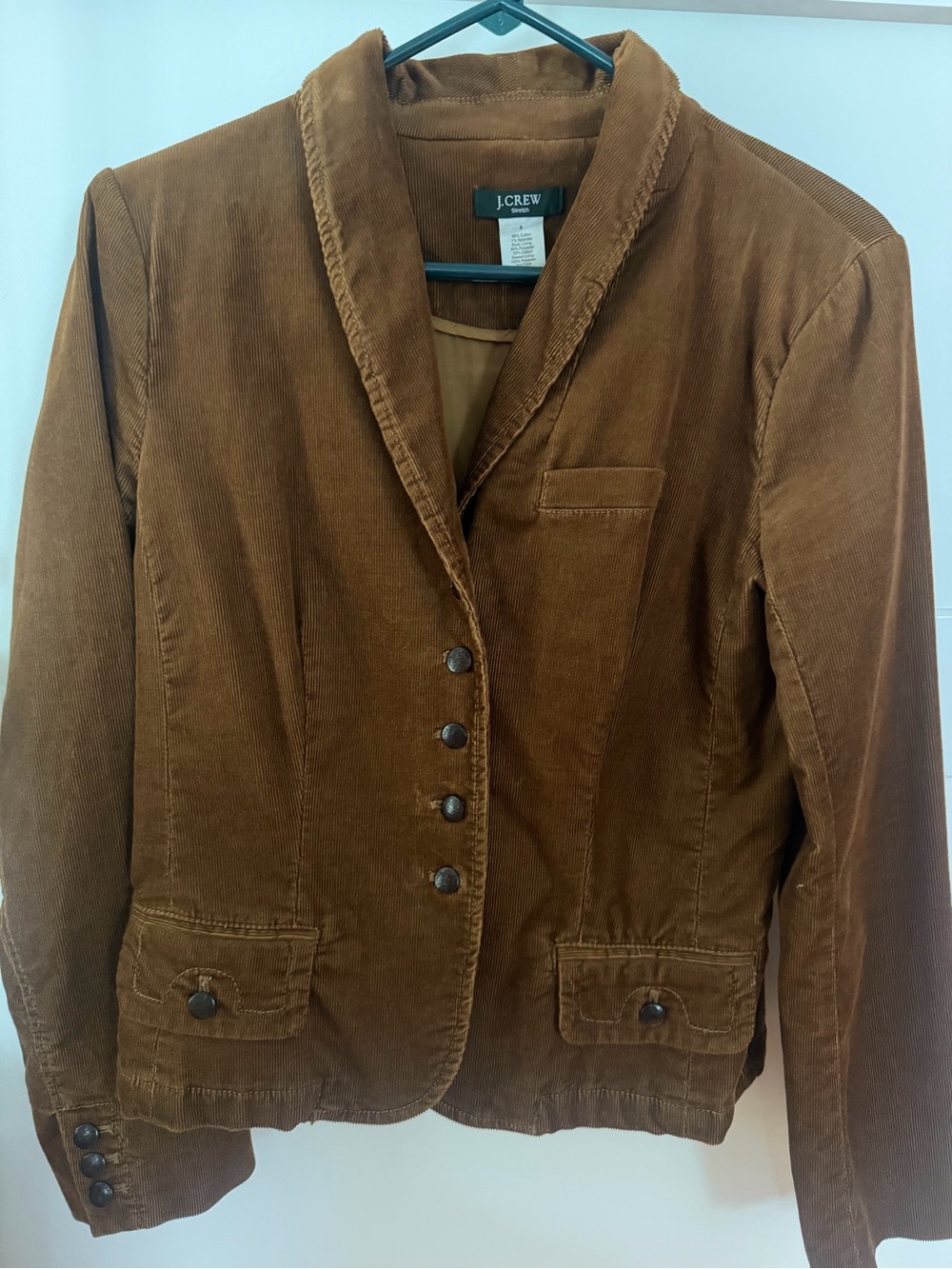 J. Crew Women's Brown Corduroy Blazer
